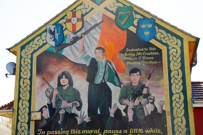 2 Hour Private Belfast Taxi Cab Tour of Troubles & Peace walls - Falls Road Library and Bobby Sands’ Mural