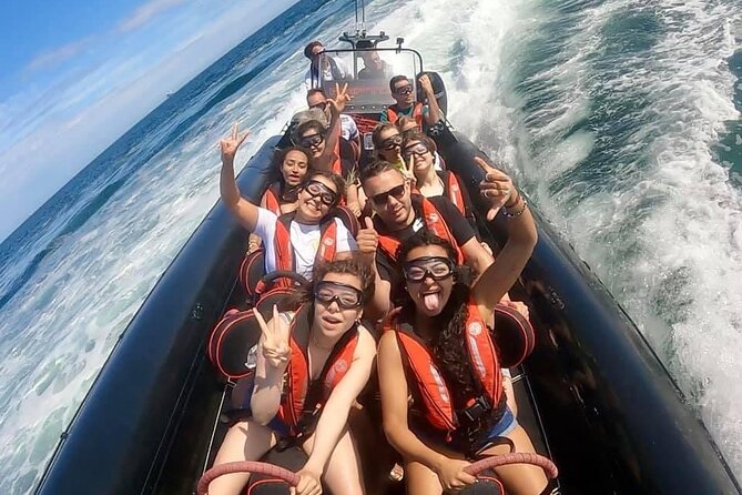 30-Minute Raptor RIB Ride Activity in Torquay - From Torquay Marina to Meadfoot and London Bridge