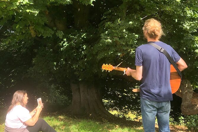 A Tour of Glastonbury, Guided by the Trees. - Walking through lanes and fields