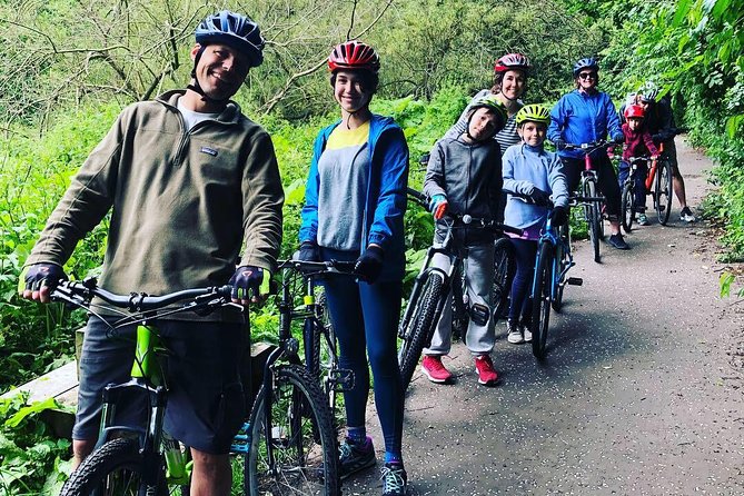 'A Wee Pedal's' Family Friendly Cycle Tour to Edinburgh's Coast - Through Craigmillar Park and toward the castle