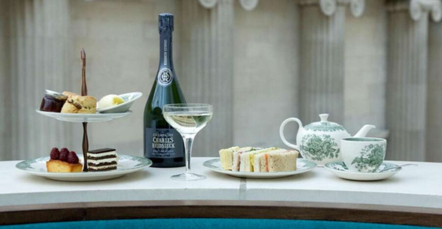 Afternoon Tea at the British Museum - The tea menu, from loose leaf to flowering displays