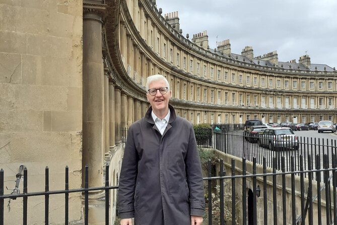 Bad of Bath fun Walking Tour of Bath - No. 1 Royal Crescent and the polished public image