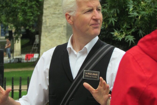 Bad of Bath fun Walking Tour of Bath - Meeting Simon in Abbey Churchyard
