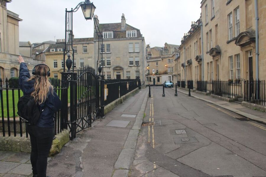 Bath: Bridgerton Filming Locations Walking Tour with Music - Starting beside the World Heritage Center