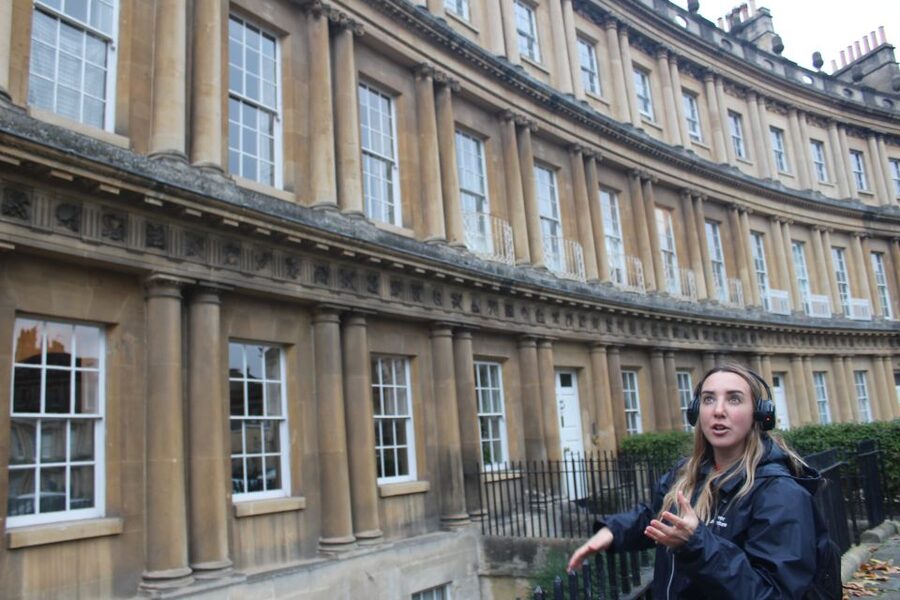 Bath: Bridgerton Filming Locations Walking Tour with Music - Bath Street, Abbey Green, and the city’s cinematic texture