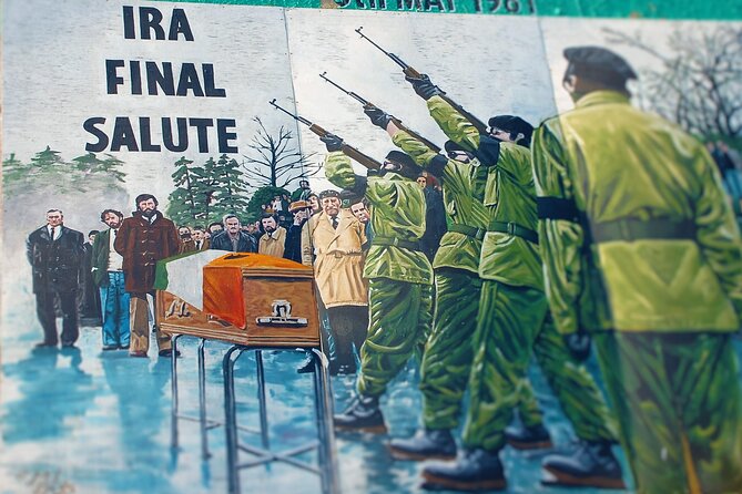 Belfast Famous Black Taxi Tour Political Murals & Peace Wall 2 Hr - Saint Peter’s Cathedral and the old jail stop
