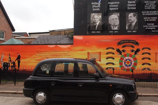 Black Taxi Mural "Tour Like A Local" - Timing, pickup, and the value of $48.61