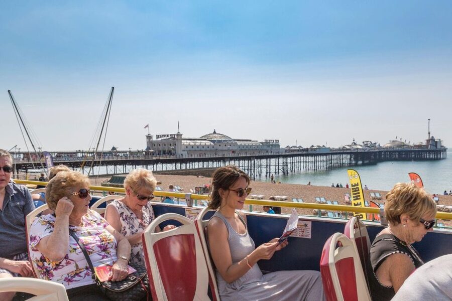 Brighton: City Sightseeing Hop-On Hop-Off Bus Tour - Stop 11: Brighton Marina and the best open-top views