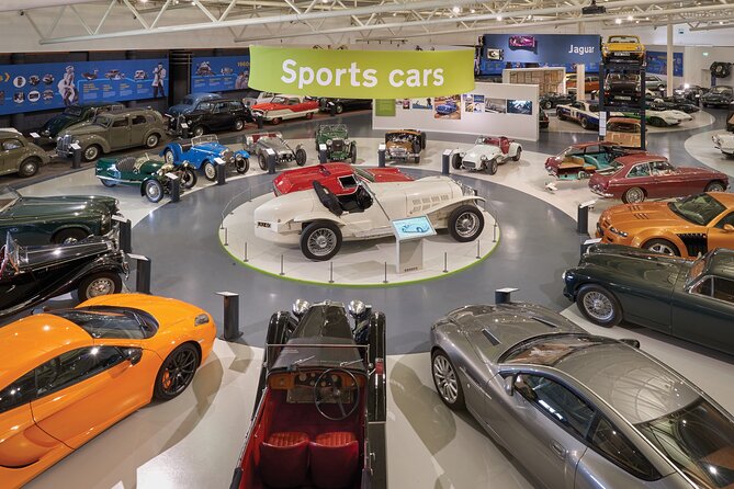 British Motor Museum Entry Ticket in Gaydon - Jaguars, Land Rovers, Minis, and familiar British cars