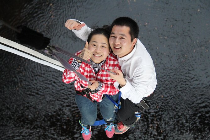 Bungee jump from 40 meters in the stunning valley of Killiecrankie, Scotland - The 40-meter leap over the River Garry