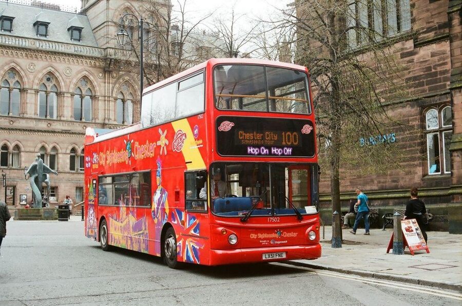 Chester: City Sightseeing Hop-On Hop-Off Bus Tour - Stops 9 to 11: Handbridge, the castle, and Lower Bridge Street