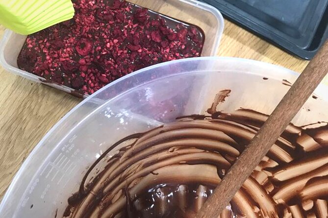 Chocolate Bar Making Workshop - York Cocoa Works - Learning to temper chocolate