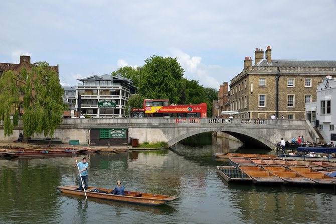 City Sightseeing Cambridge Hop-On Hop-Off Bus Tour - Parkside, the railway station, and the Fitzwilliam Museum