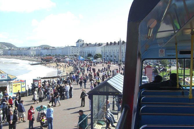 City Sightseeing Llandudno Hop-On Hop-Off Bus Tour - The red route from Llandudno Pier to Conwy