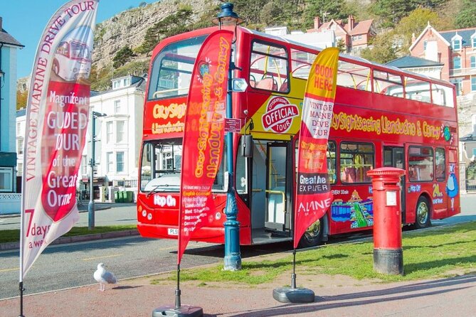 City Sightseeing Llandudno Hop-On Hop-Off Bus Tour - West Shore Beach offers a quieter stop