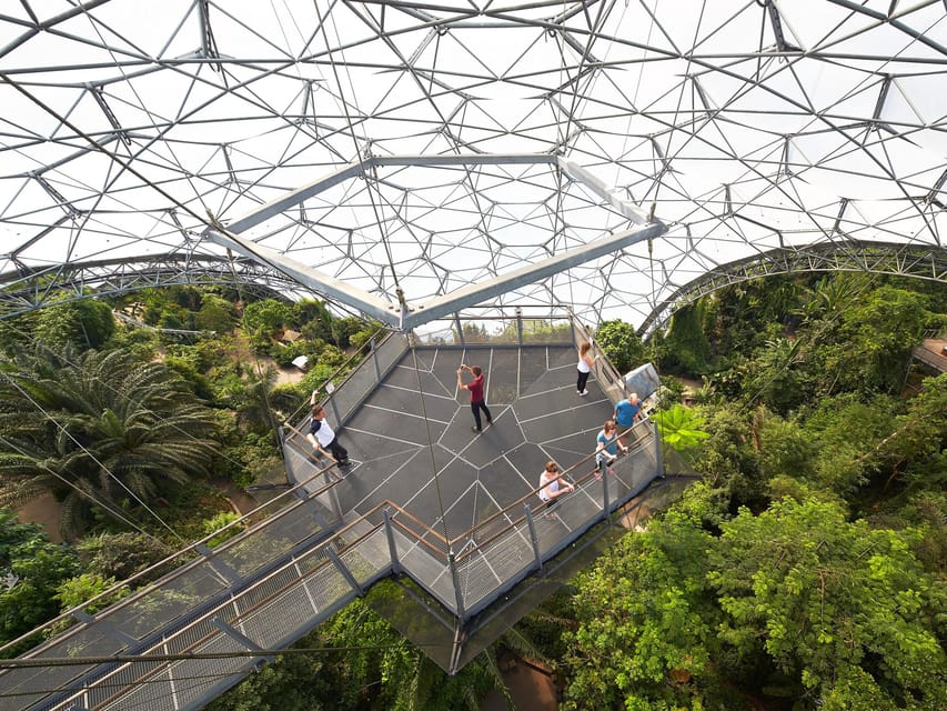 Cornwall: Eden Project Entry Ticket - Food, water, toilets, and practical comfort