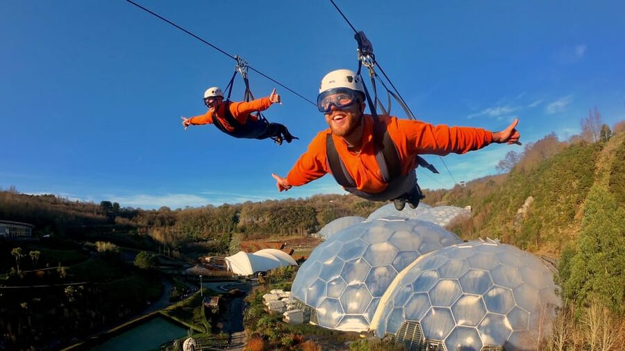 Cornwall: Eden Project Zip Wire Experience - Why the Eden Project makes this zipline special