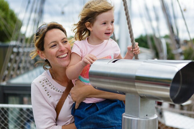 'Cutty Sark' Entrance Ticket - Taking the helm on the main deck