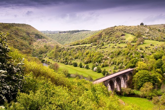 Derbyshire & the Peak District from Manchester - Monsal Dale and the railway viaduct