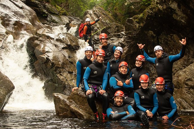 Discover Canyoning at Bruar Falls - A three-hour outing with real time for instruction