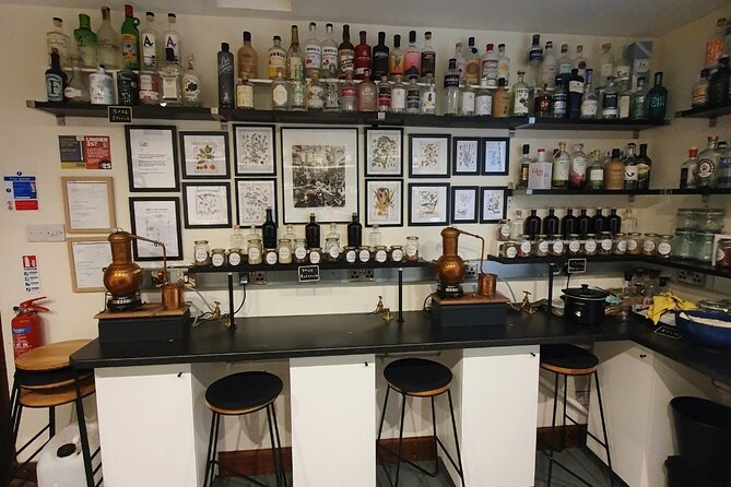 Distill a bottle of Gin on mini copper stills - Your own mini copper still does the work