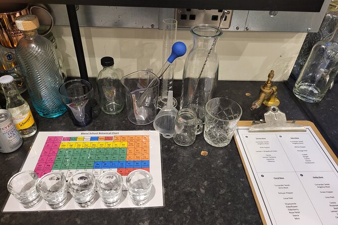 Distill a bottle of Gin on mini copper stills - Tasting, bottling, and sealing your finished gin
