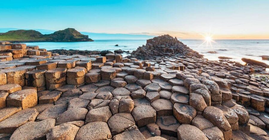 Dublin: Giants Causeway, Dark Hedges, Dunluce & Belfast Tour - Two hours among the Giants Causeway columns