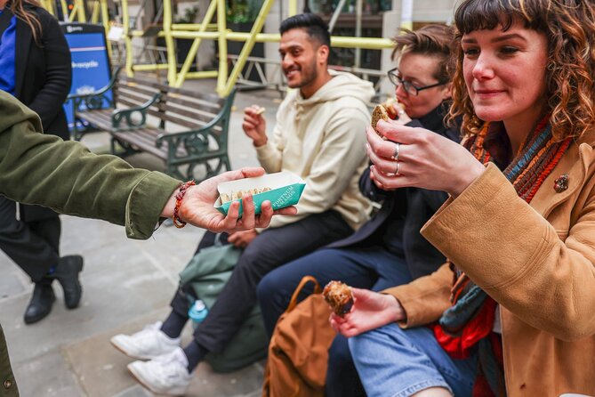 Eating London: The Heart of 'The City' Food Tour - The Counting House, with a safe behind the bar