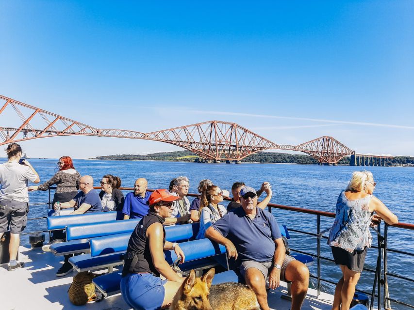 Edinburgh: 'Firth of Forth' Three Bridges Sightseeing Cruise - Inchcolm Island and its medieval abbey