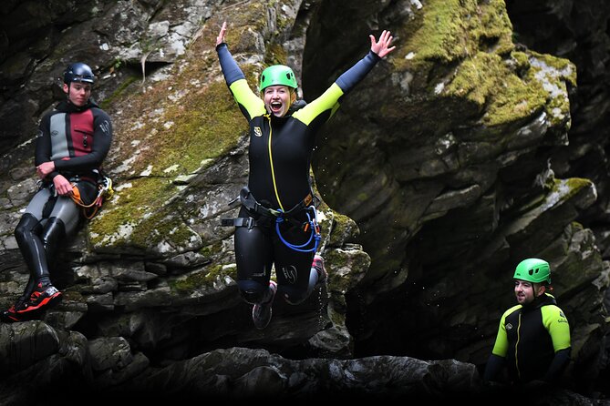 Falls of Bruar Canyoning - The waterfall abseil