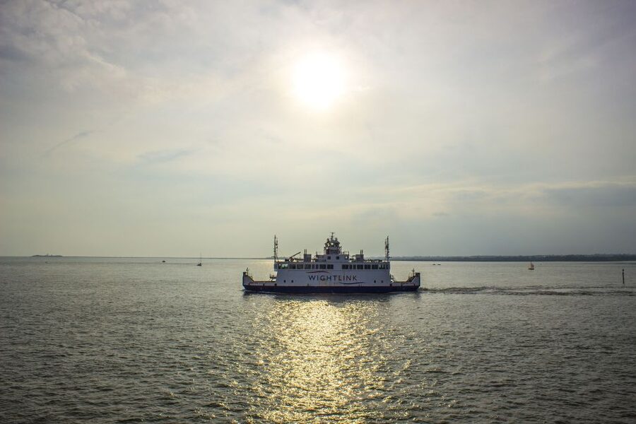 From Brighton: Isle of Wight Full-Day Trip via Portsmouth - The Wightlink ferry crossing