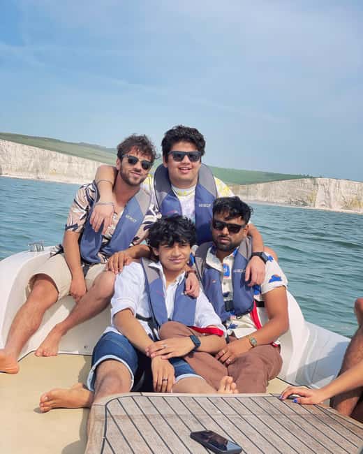 From Brighton: Seven Sisters Boat Tour - The outward journey: cliffs, birds, and local stories