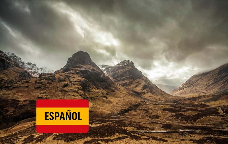 From Edinburgh: Loch Ness and Highlands Tour in Spanish - Glen Coe in fifteen minutes