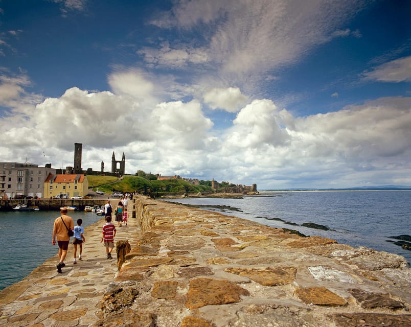 From Glasgow: The Kelpies, St Andrews and Fife Adventure - Falkland, Stuart royalty, and television streets