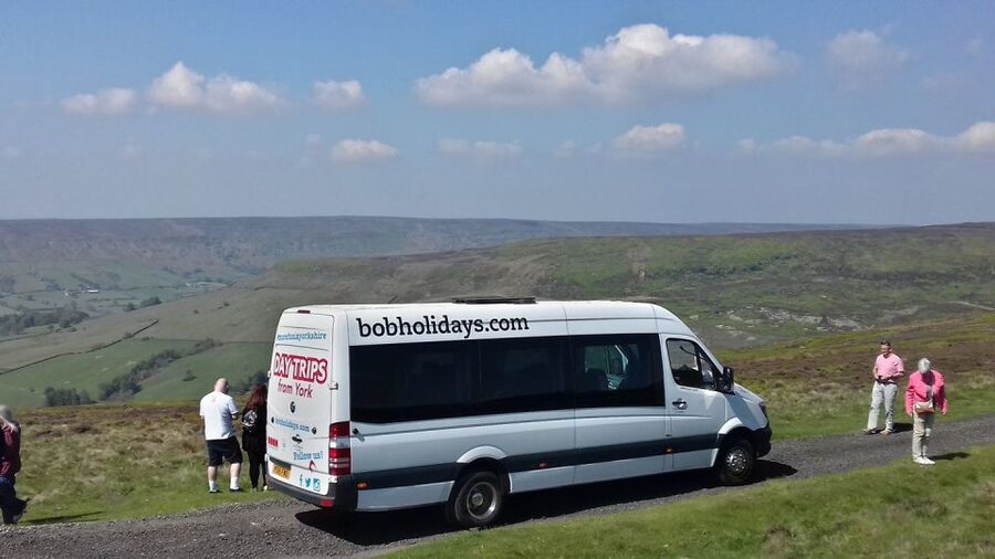 From York: Moors, Whitby, and the Yorkshire Steam Railway - The RAF pyramid and the Hole of Horcum