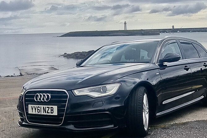 Game of Thrones - Private Audi A6 tour with Richard the Wildling - Ballygally opens with a coastal Westeros view