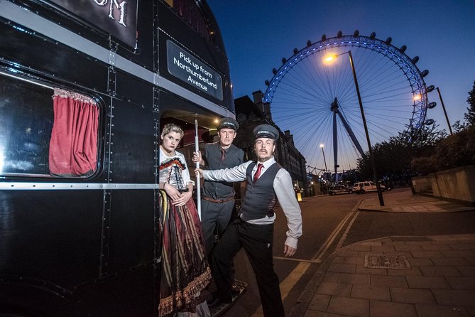 Ghost Bus Tour of London - Trafalgar Square and the start of the dark stories