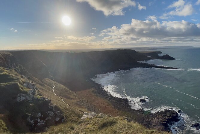 Giants Causeway Tour from Belfast + FREE Belfast Mural Tour - Ballintoy Harbour, the Iron Islands in miniature