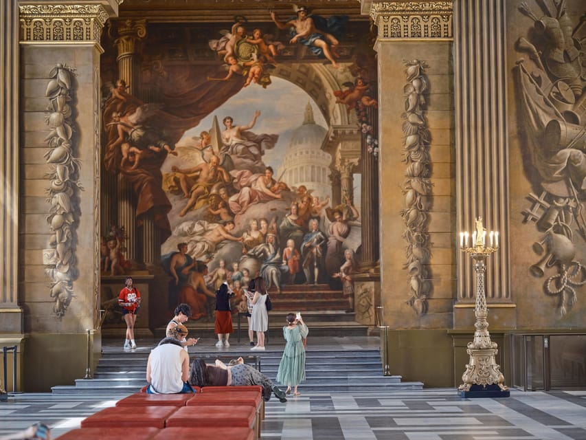 Greenwich: Painted Hall Entry and Old Royal Naval College - The Painted Hall: Greenwich’s great interior