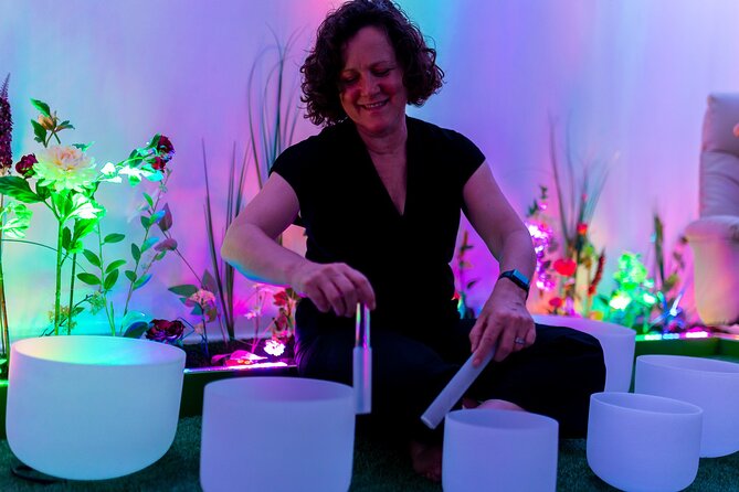 Guided relaxation and sound bath - The guided relaxation comes first
