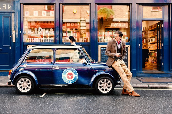 Half Day Tour in a classic Mini Cooper - Covent Garden and the Seven Dials back streets