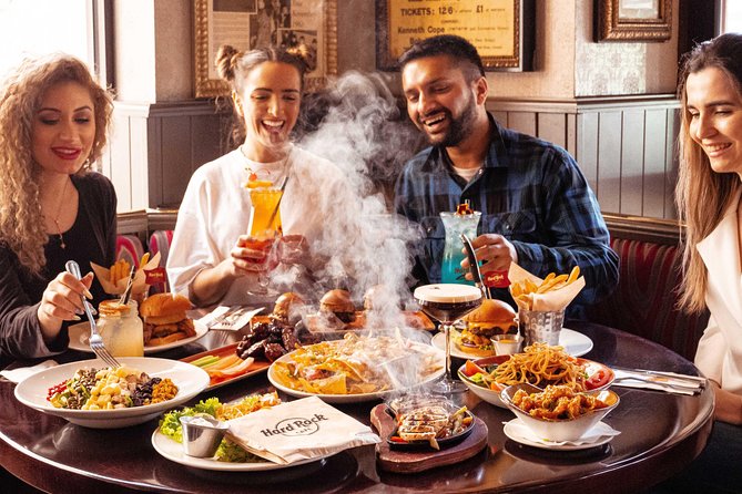 Hard Rock Cafe Piccadilly Circus with Set Menu for Lunch or Dinner - Inside the Music-Filled Dining Room