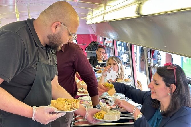 "Here We Go Again" London Afternoon Tea Bus - Tea, sandwiches, sweets, and Prosecco