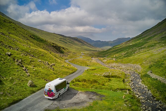 High Adventure Mountain Passes & Muncaster Castle from Windermere - Wrynose Pass and the First Mountain Roads