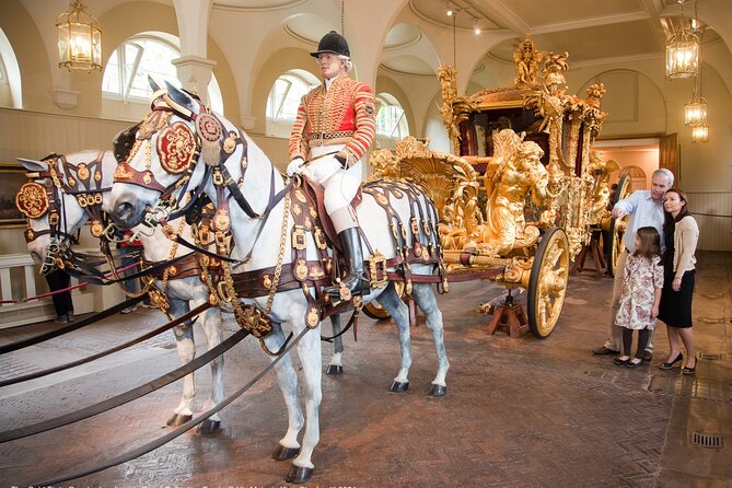 Inside Buckingham Palace State Rooms & Royal London Walking Tour - State Rooms or Royal Mews: check the exact choice