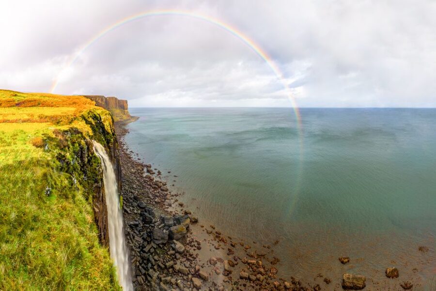 Inverness: Loch Ness, Skye, & Eilean Donan Castle Tour - Kilt Rock and the northern Skye scenery