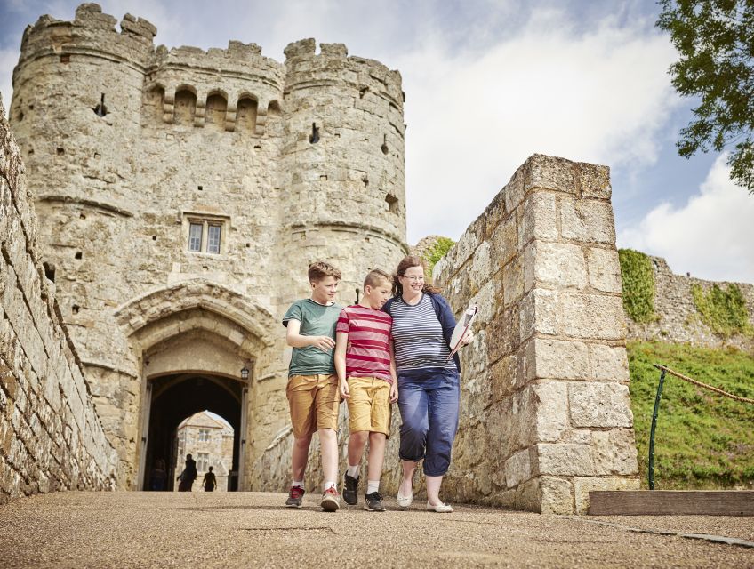 Isle of Wight: Carisbrooke Castle Entry Ticket - The Norman keep rewards a hard climb