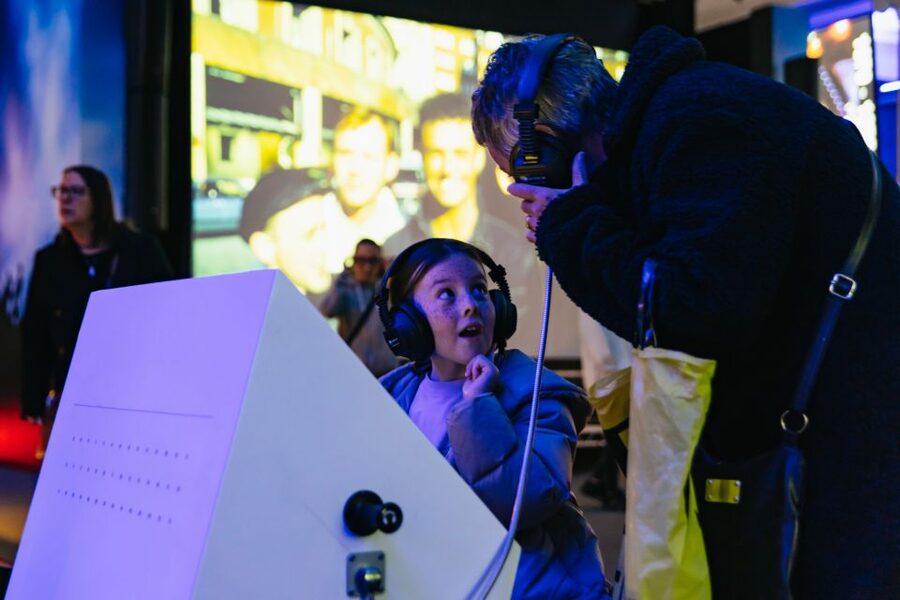 Liverpool: British Music Experience Ticket - The big screen, videos, and stage moments