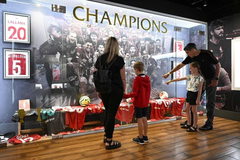Liverpool: Liverpool Football Club Museum and Stadium Tour - The Press Conference Room and Managerial Areas