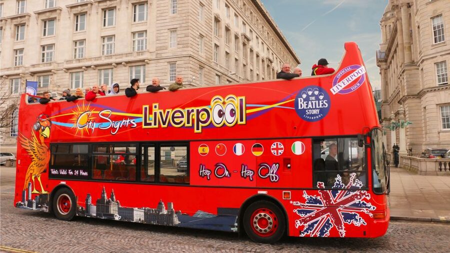 Liverpool: Open-Top Sightseeing Hop-On Hop-Off Bus Tour - Live Commentary, Audio Options, and Staff